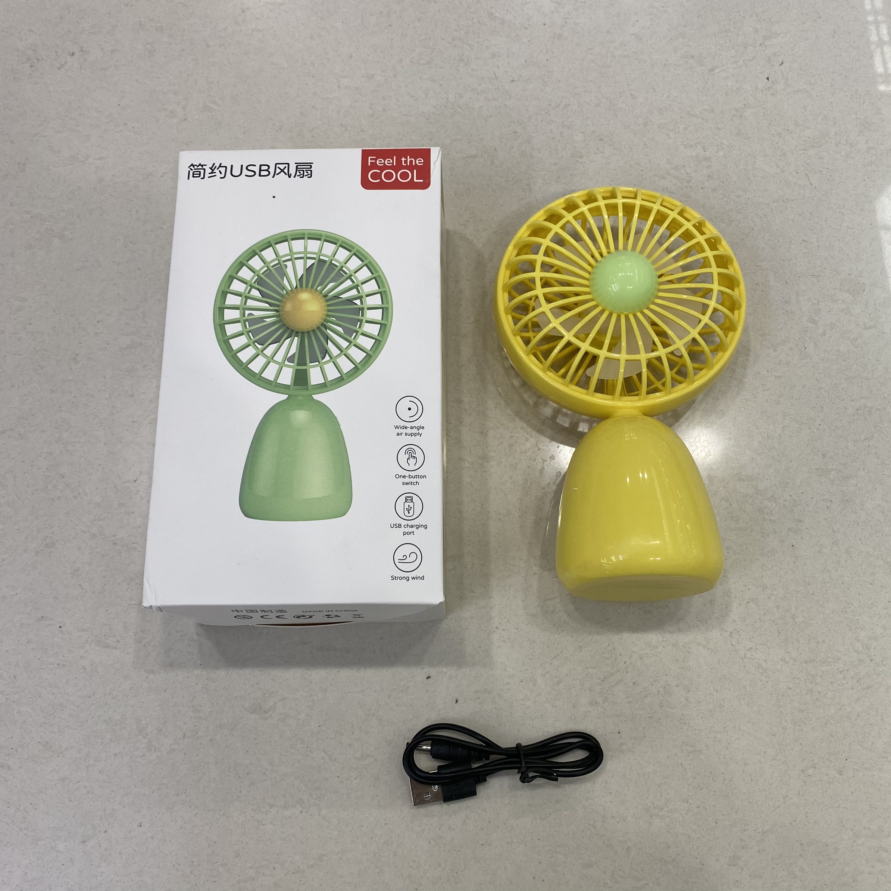 简约迷你台式小风扇可充电夏季学生宿舍桌面散热电风扇