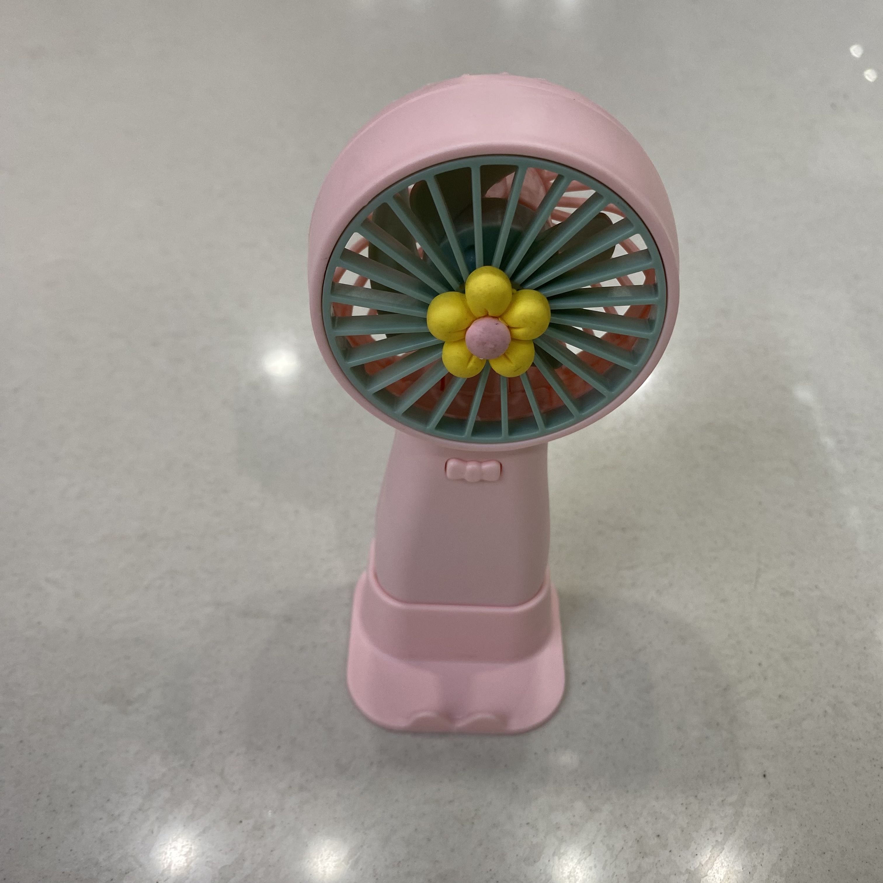 Handheld fan, silent charging, cute portable usb desktop small electric fan for students Specification image