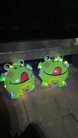 升级版发光青蛙，青蛙，带灯青蛙