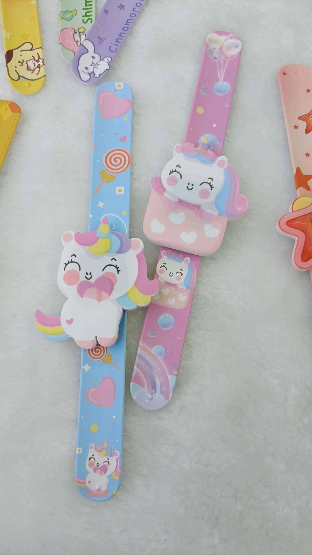 爆款韩版新款硅胶卡通拍拍LED手表详情图9