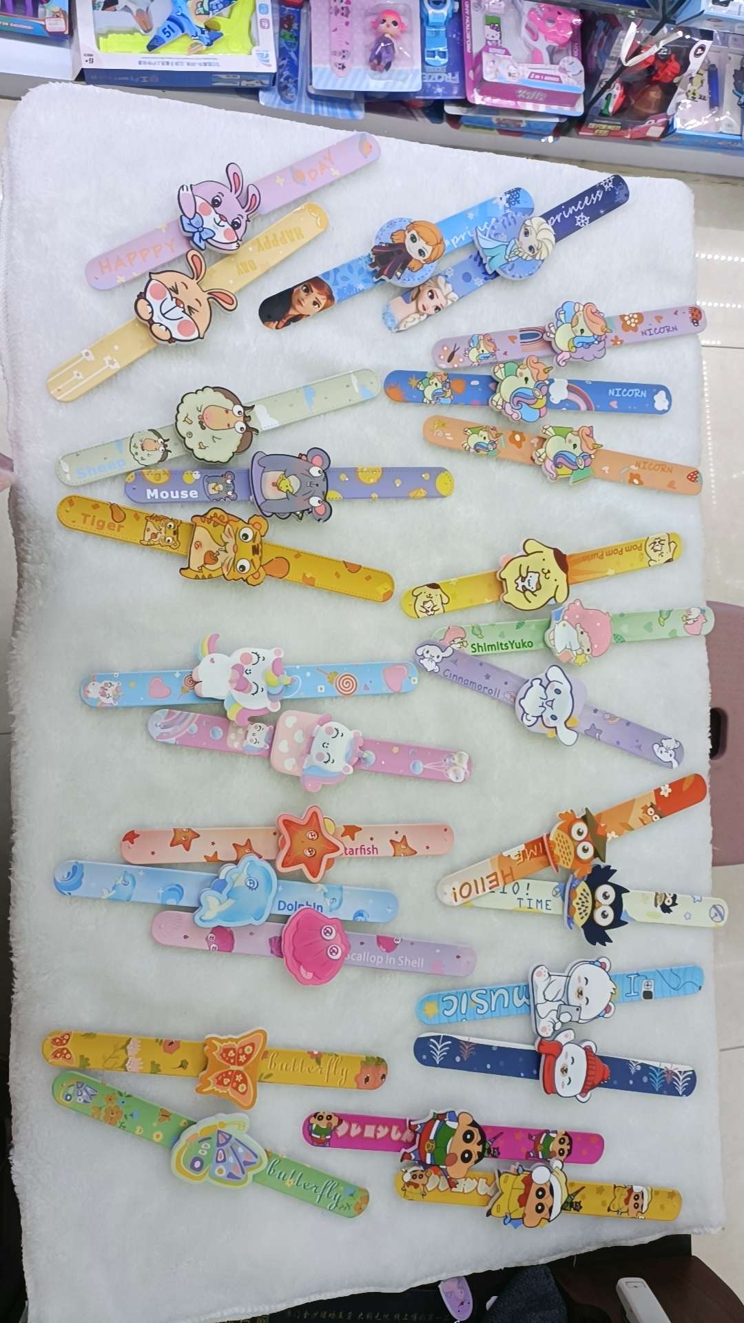 爆款韩版新款硅胶卡通拍拍LED手表详情图11