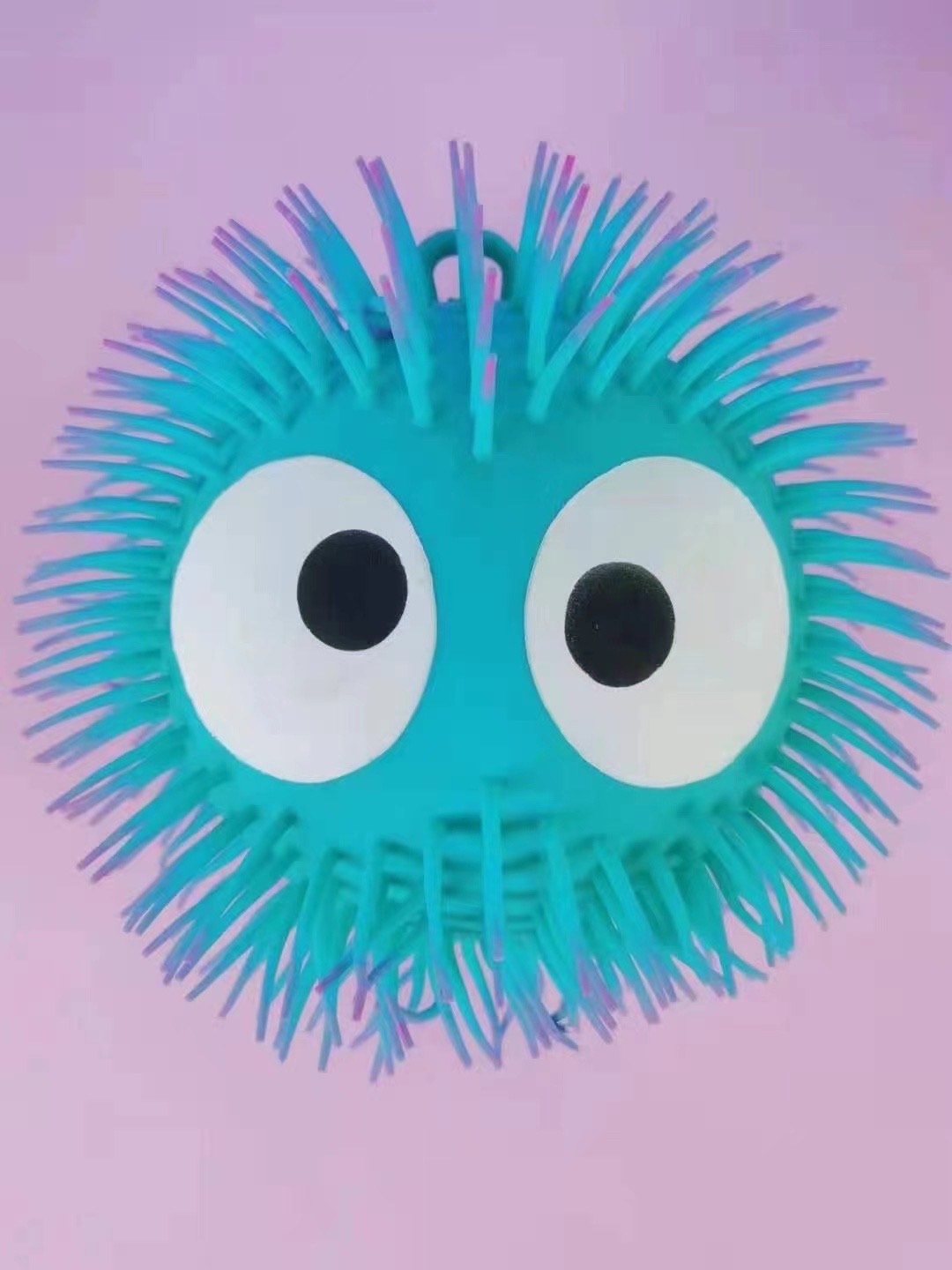 彩色闪光毛毛球