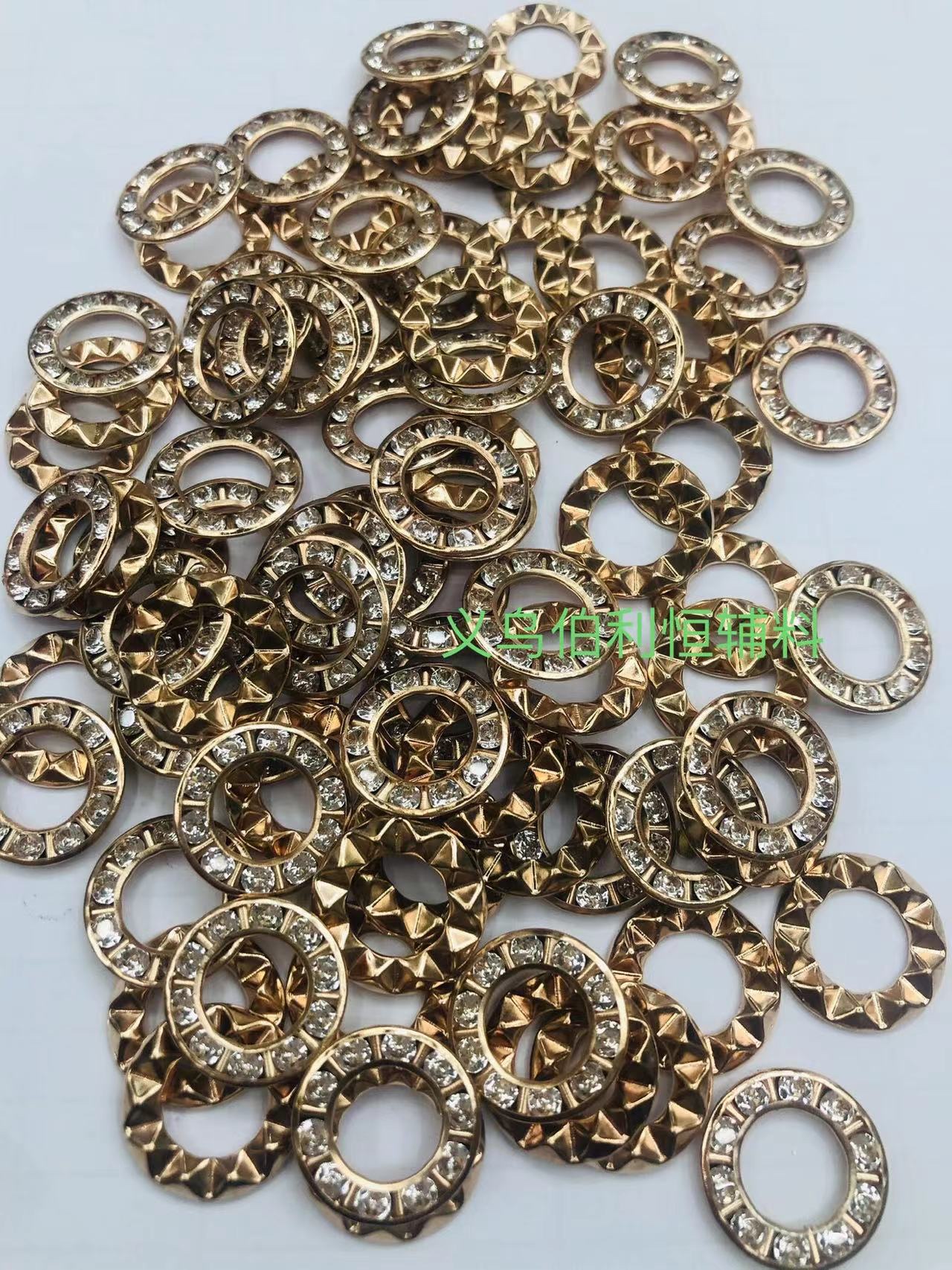 和尚头奶嘴钉/彈簧扣/压扣锌合金/拉头/3号拉头白底实物图