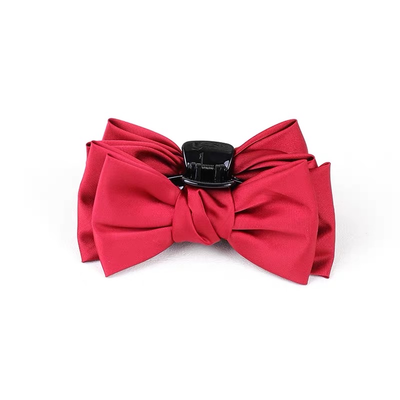 Princess on the Run headwear Bow clip, summer high-end large plate hair clip, shark clip hair accessory plate at the back of the head Item Picture