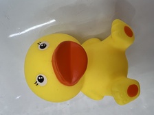 搪胶小黄鸭捏捏叫鸭子洗澡捏捏叫玩具戏水小黄鸭