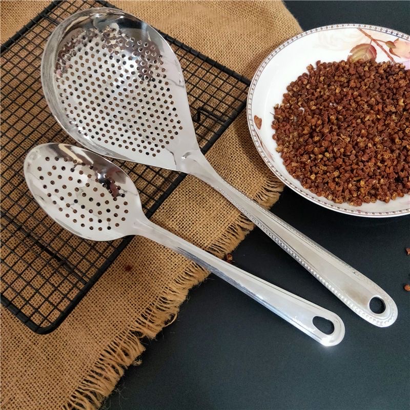 不锈钢火锅漏勺花椒漏勺家用捞油渣勺捞花生勺捞饺子面条