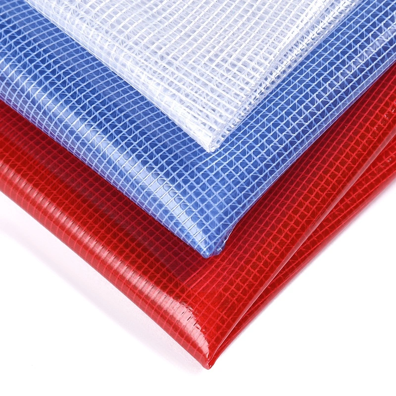 Factory direct sales and immediate supply of 300D pvc transparent mesh fabric file bags, handbags and water tanks Specification image