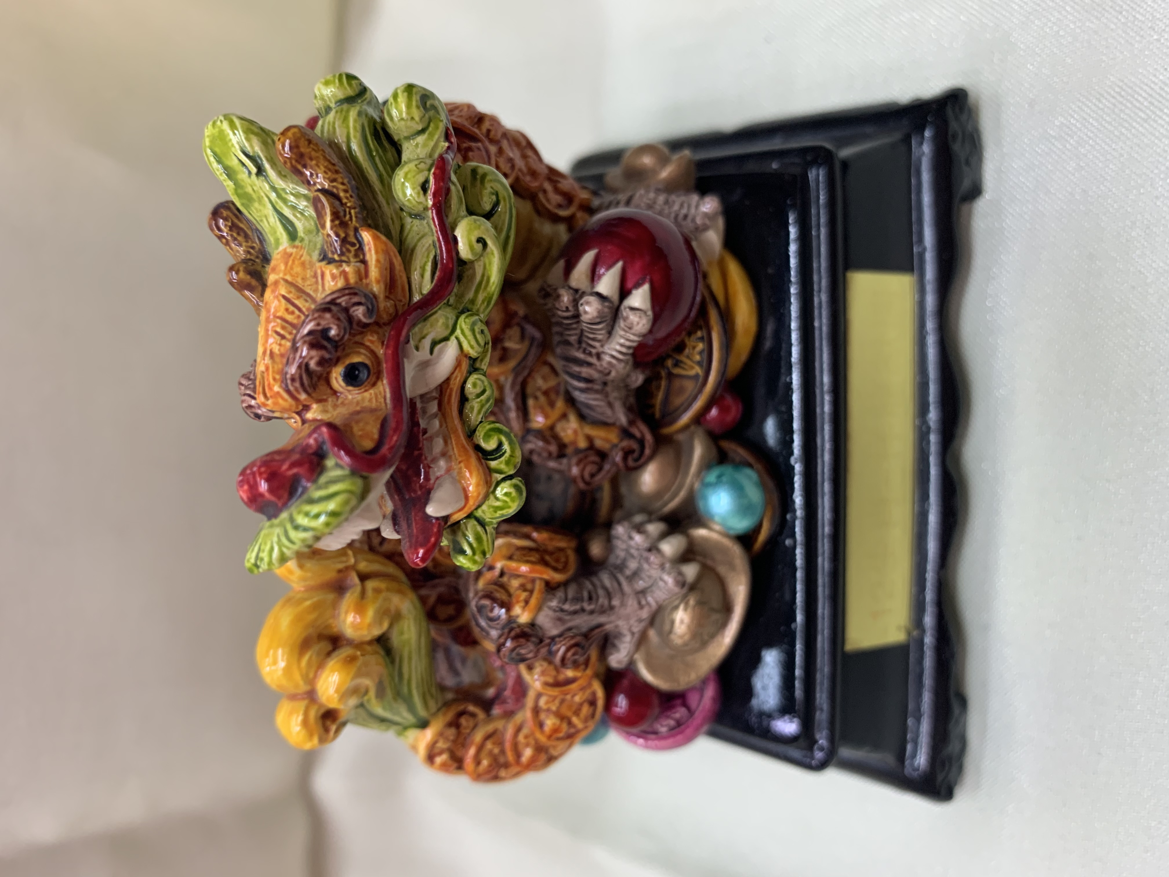 CAI's exquisite resin hand-painted decorative item 10359 Zodiac Dragon Item Picture