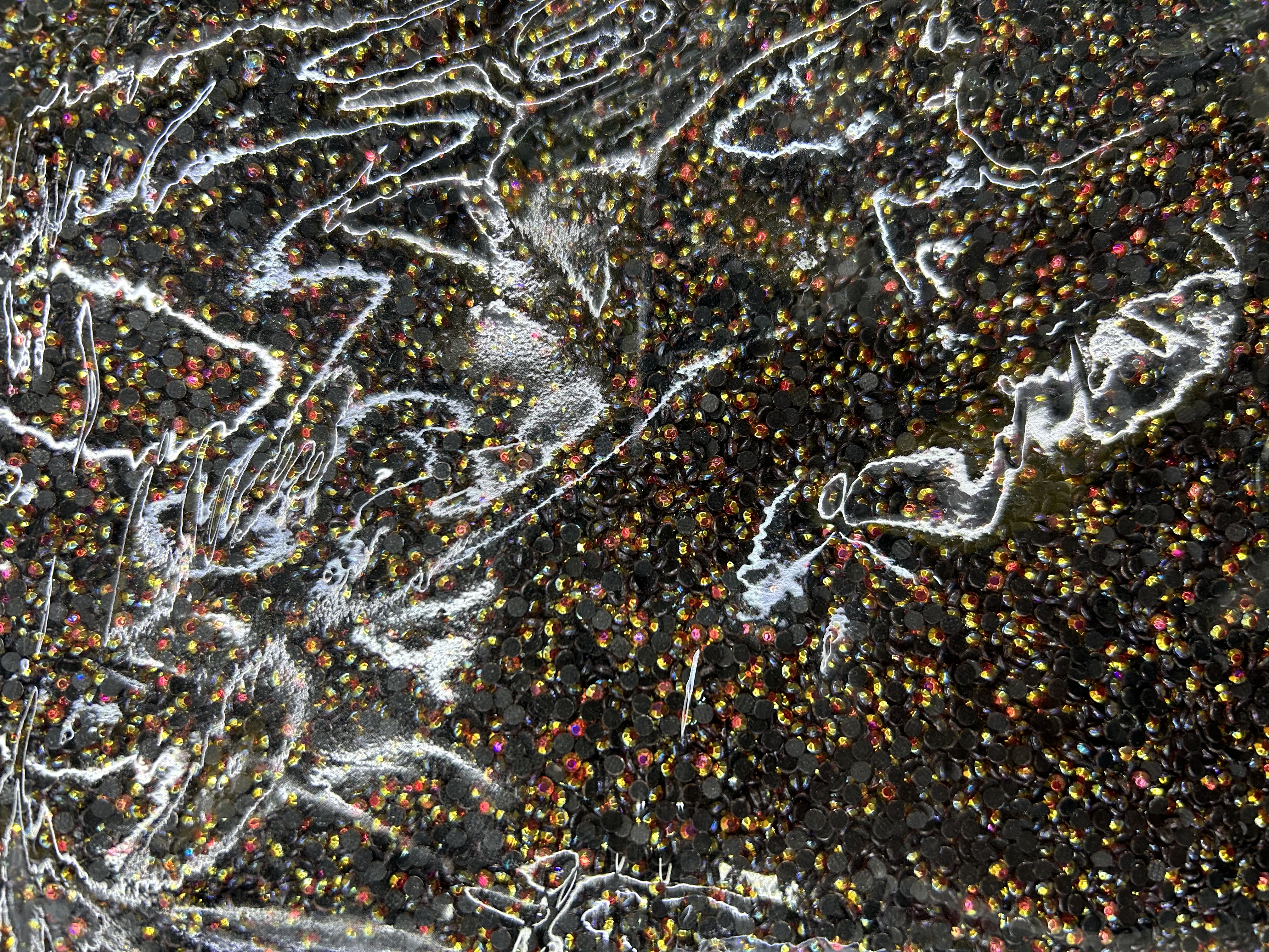 新A B/桔红A B/水晶黄白底实物图