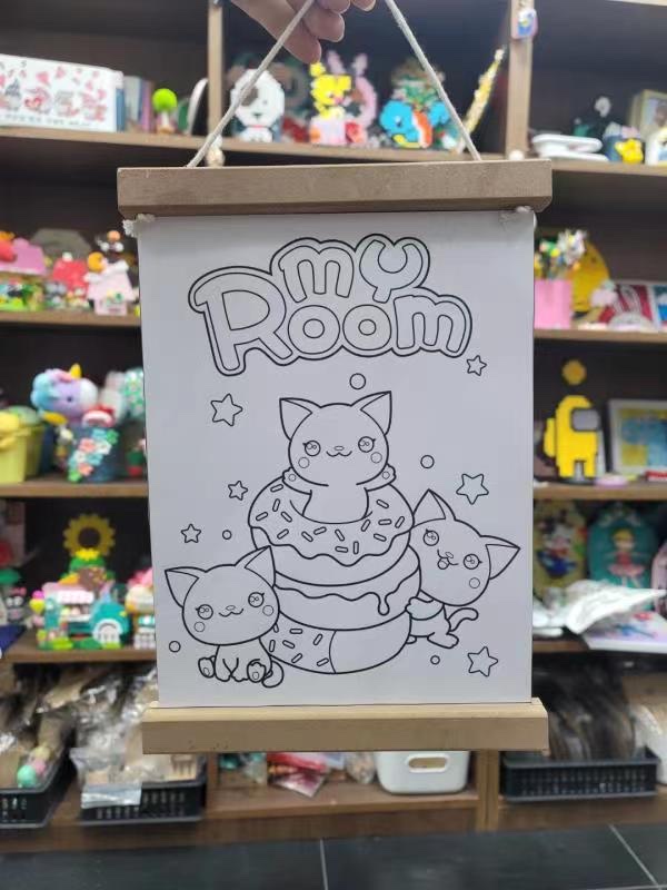 帆布挂件益智玩具