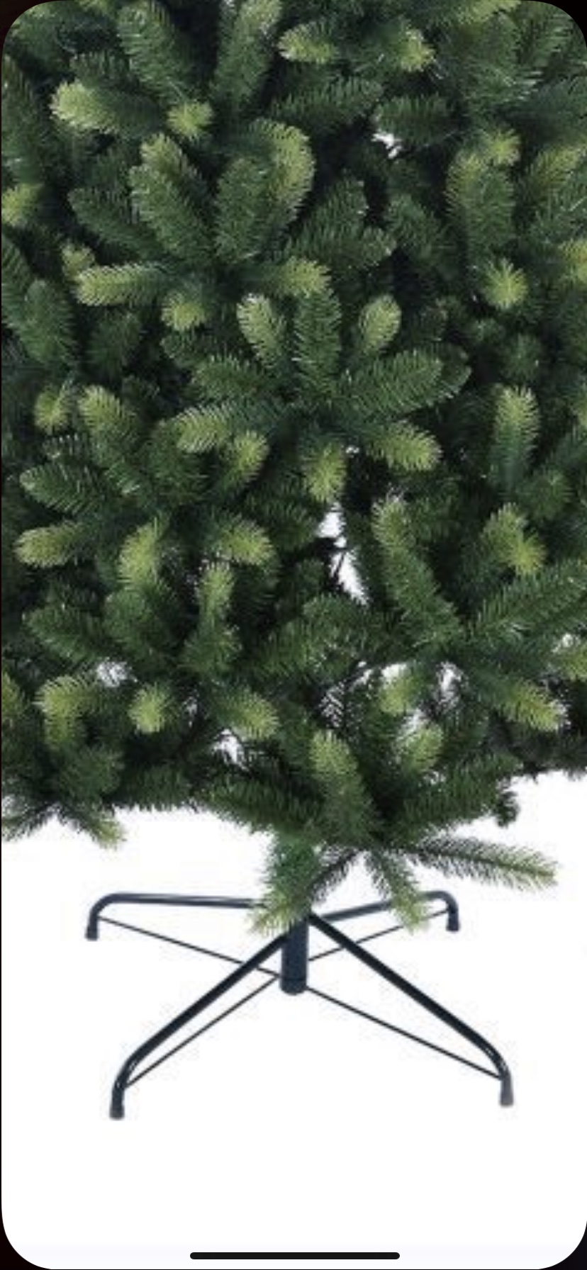 2.1米双色立体PE+PVC圣诞树，P E混合树，豪华产品图