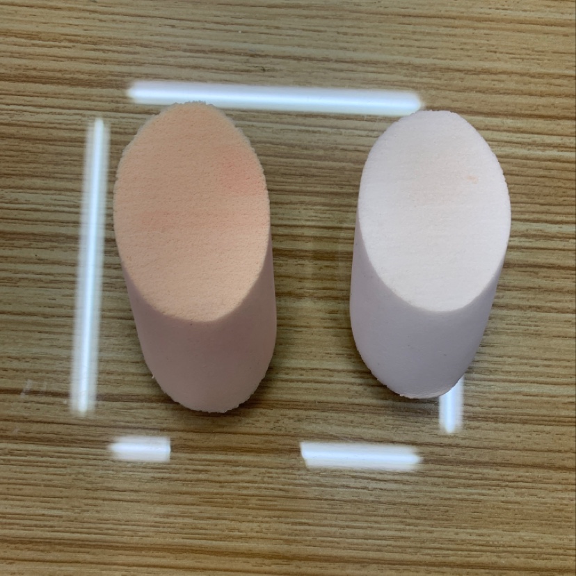 Girls' makeup powder puff details Picture