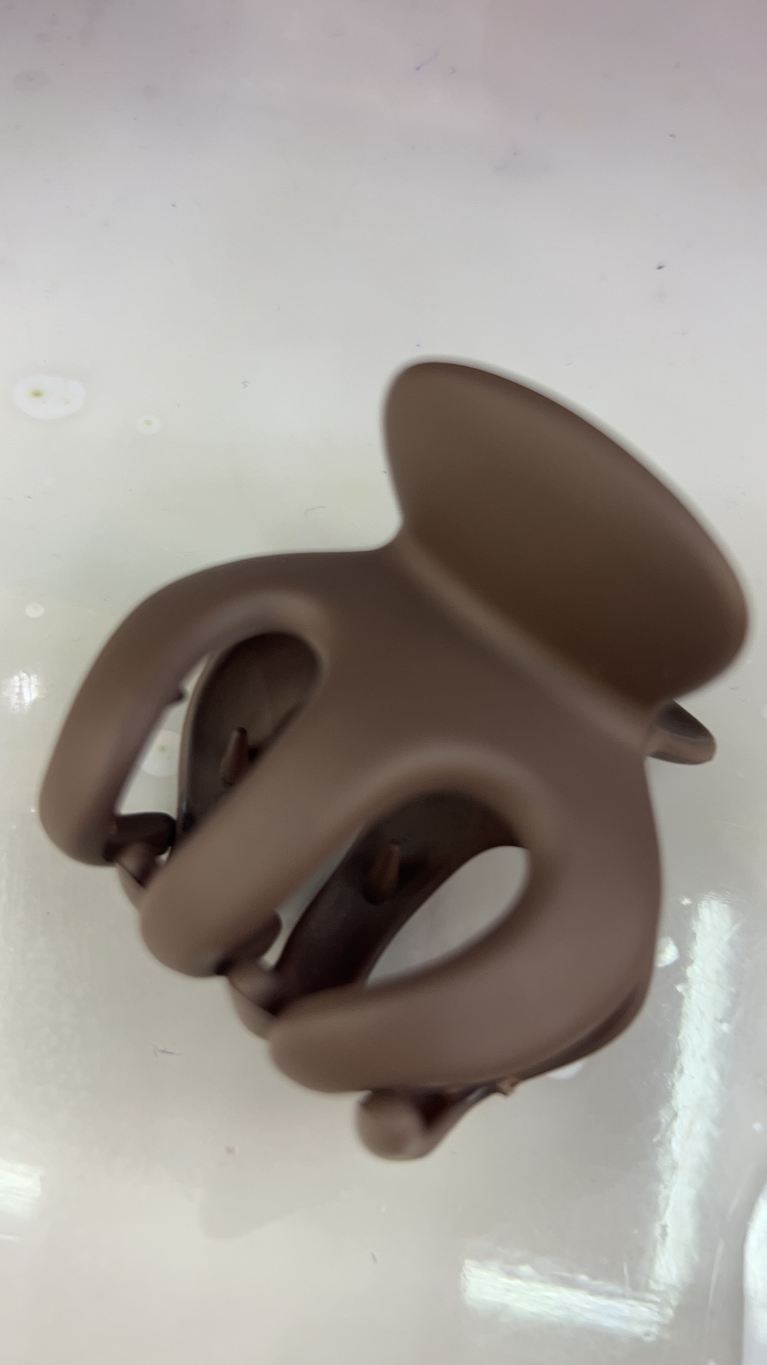 New small-sized smooth plate butterfly head accessory plastic hairpin claw clip 345674567