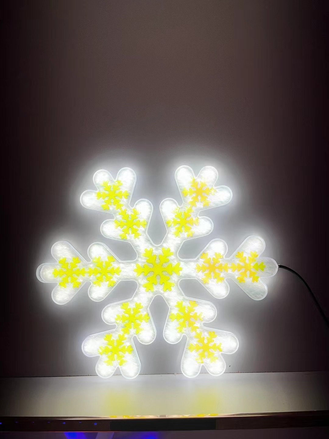 雪花挂件装饰灯细节图