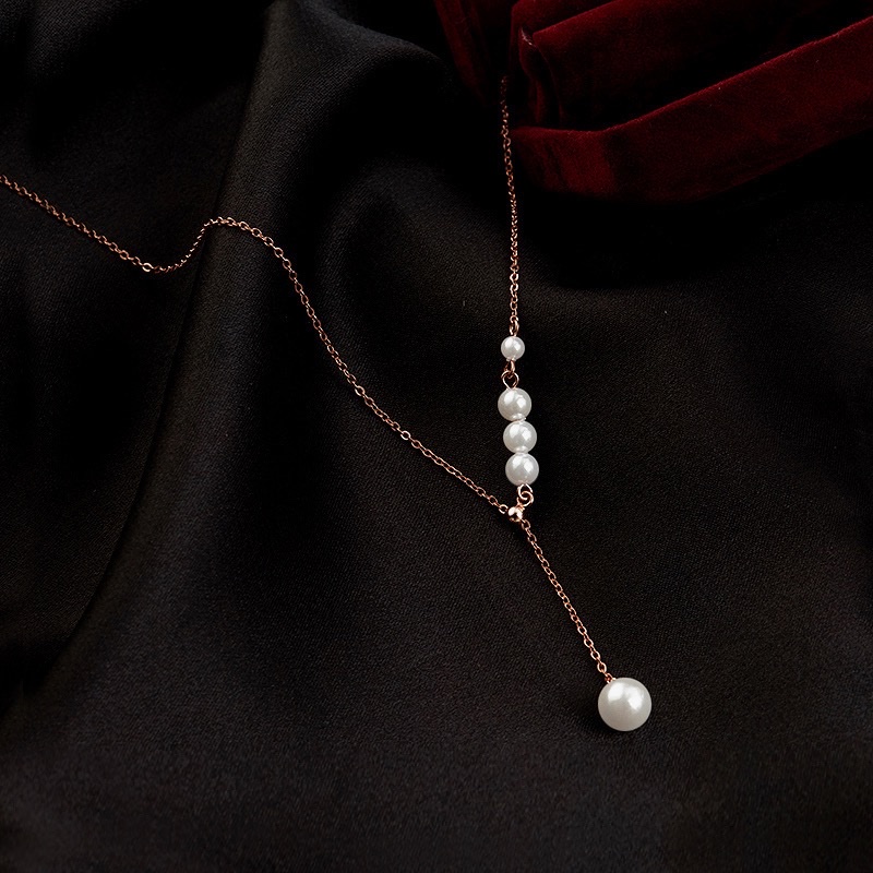 珍珠短款项链