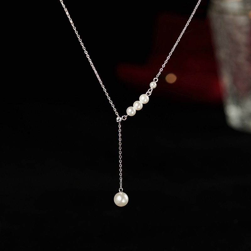 锁骨项链/兔子耳环/珍珠项链产品图