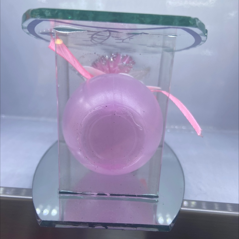 货号Z－6， 尺寸7 ✖️9✖️20公分彩色塑料花瓶，一个装彩盒，混色点钻，塑料仿真花，红色、粉色、紫色丶蓝色四个颜色混详情图4
