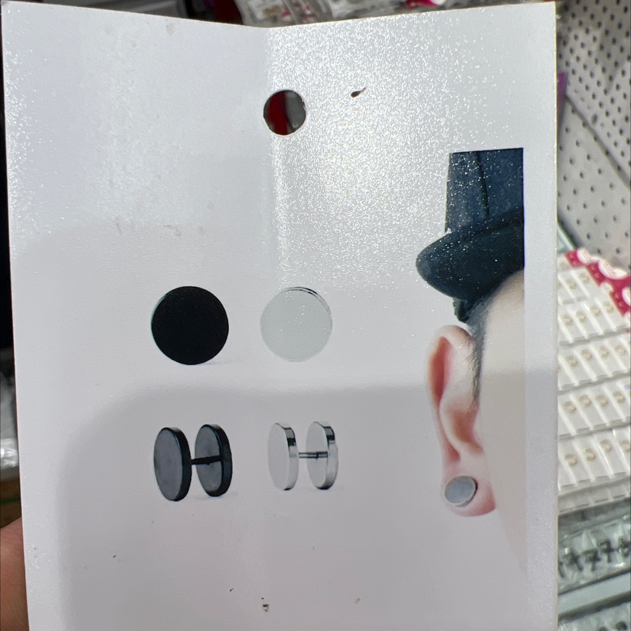 靓点饰品时尚潮流韩版新款耳钉耳环不锈钢耳饰2