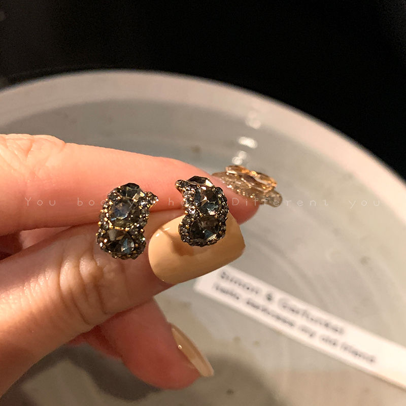 925 Silver ear rings for women, fashionable and elegant, anti-allergy ear buckles, new Korean version earrings 401 Specification image