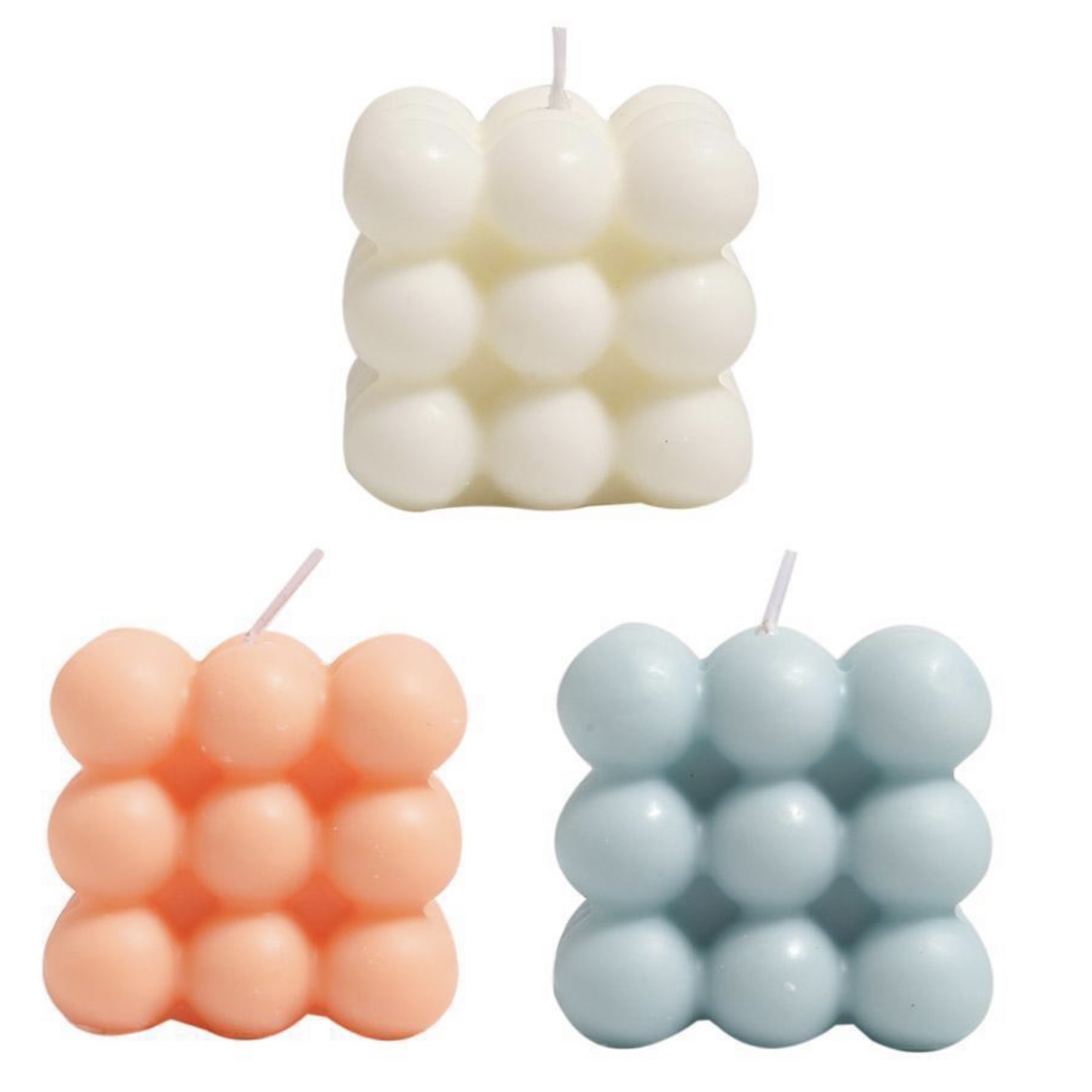 Rubik's Cube Candle Scented Paraffin Nine Hearts Application Scenario