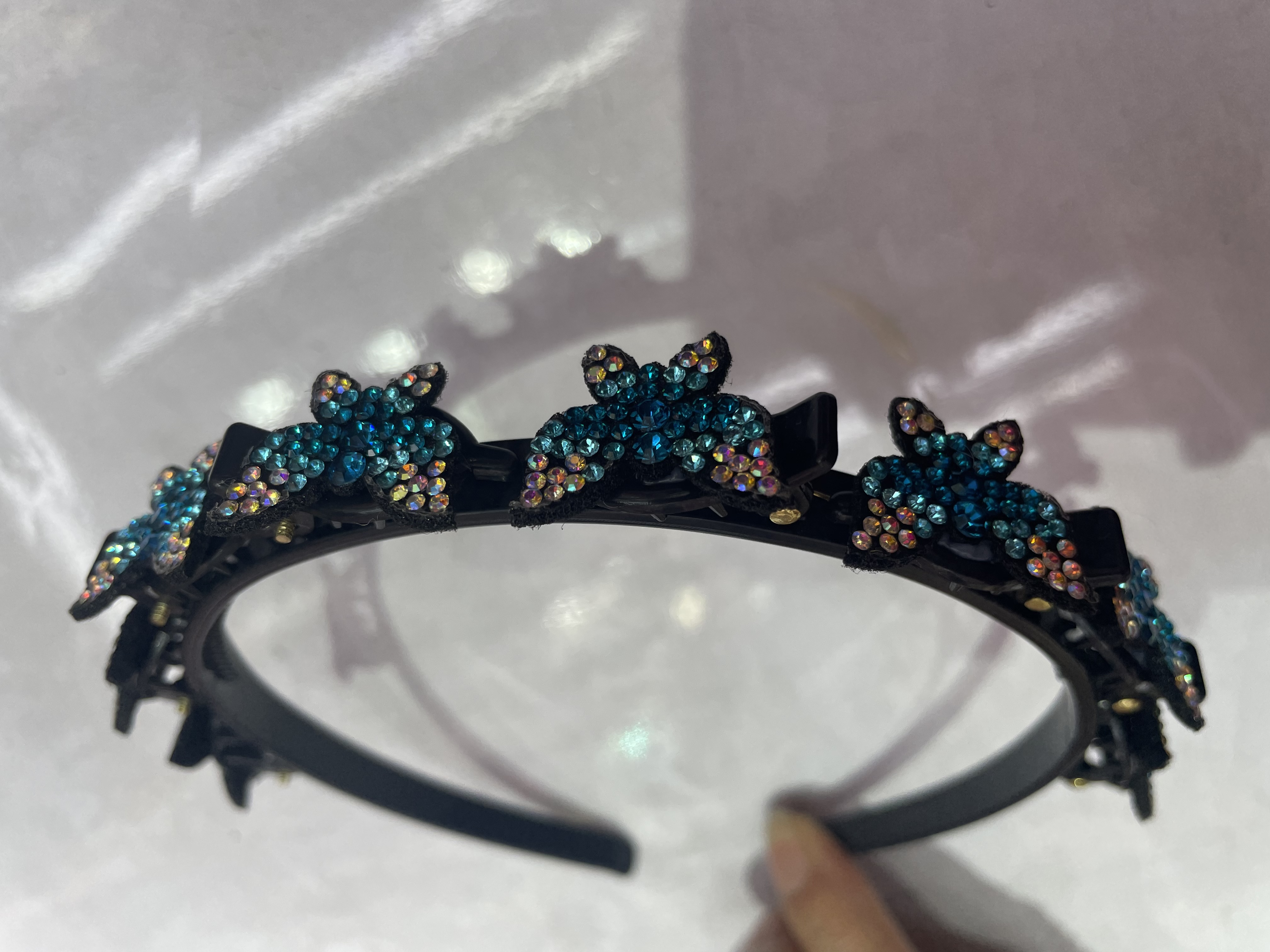 网红编发夹头扣