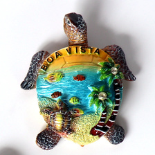非洲佛得角母子龟树脂冰箱贴海洋沙滩景点旅游纪念品