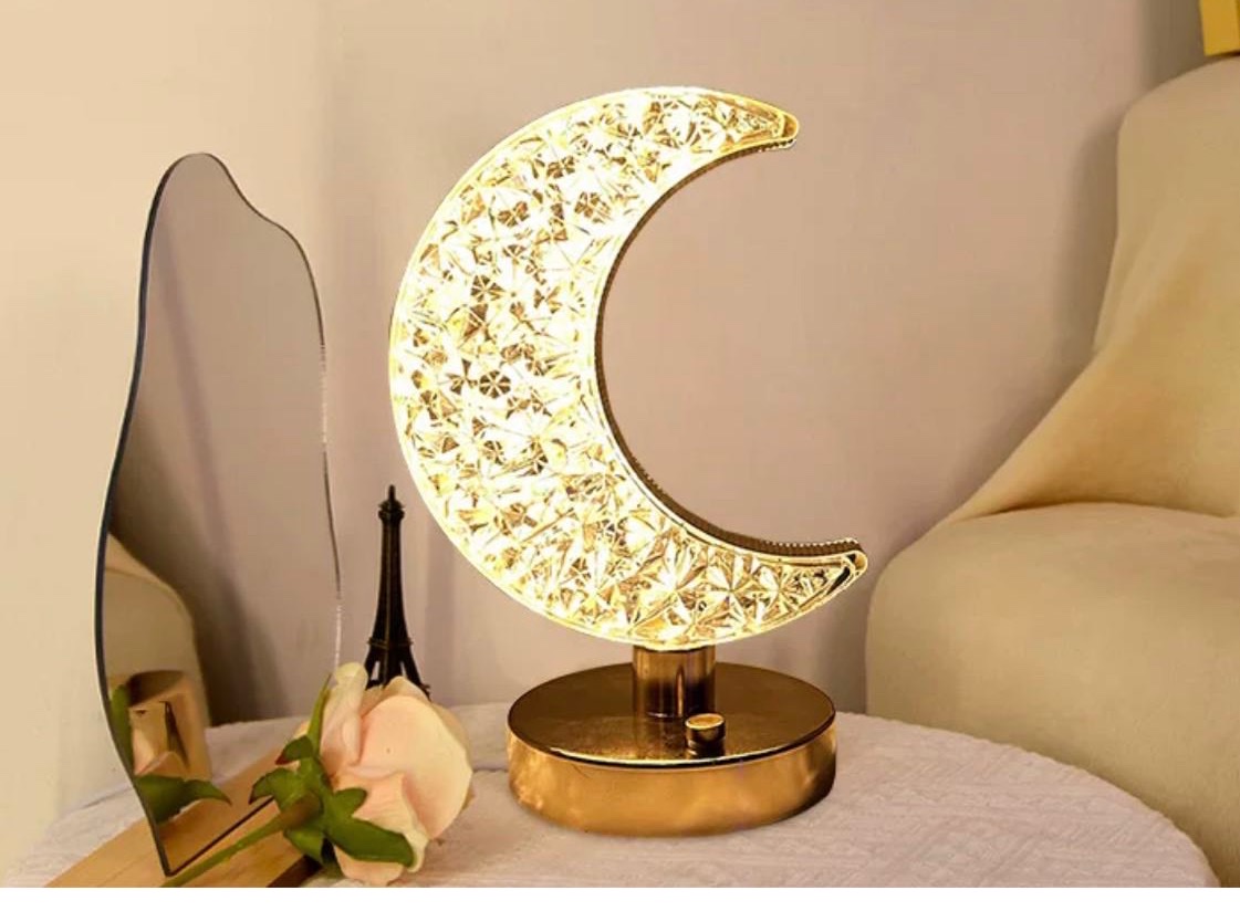 LED table lamp, popular crystal table lamp decoration night light Specification image