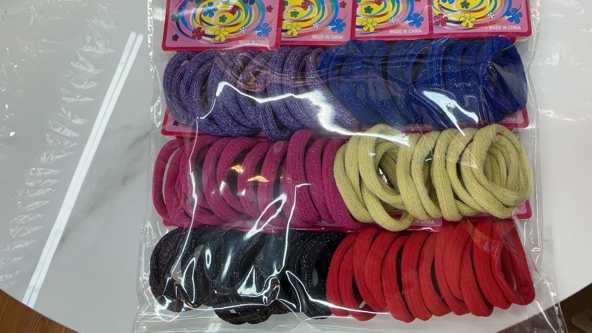 Silver wire rubber band 222