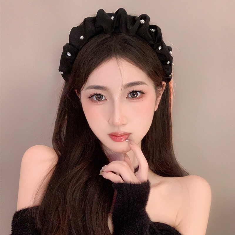 发箍/新年发箍/塑料发箍/碎花发箍/头箍细节图