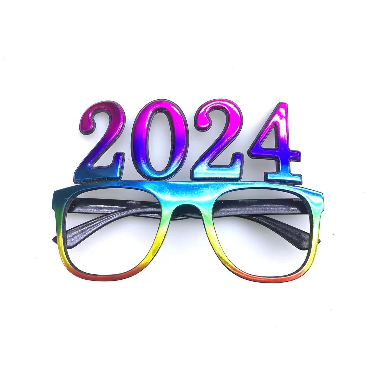 2024新年眼镜元旦跨年晚会装饰道具 派对搞怪眼镜图