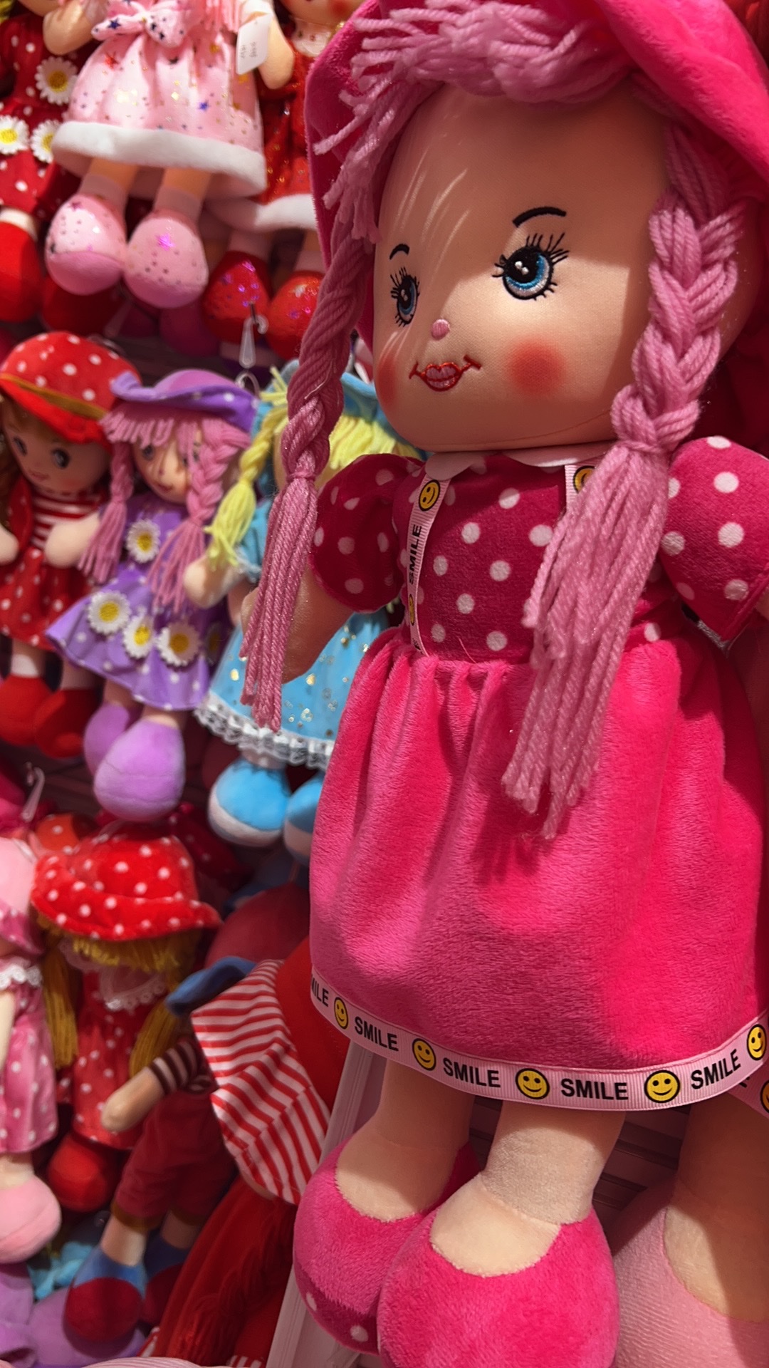 Plush toys, dolls, and girls' dolls for export
