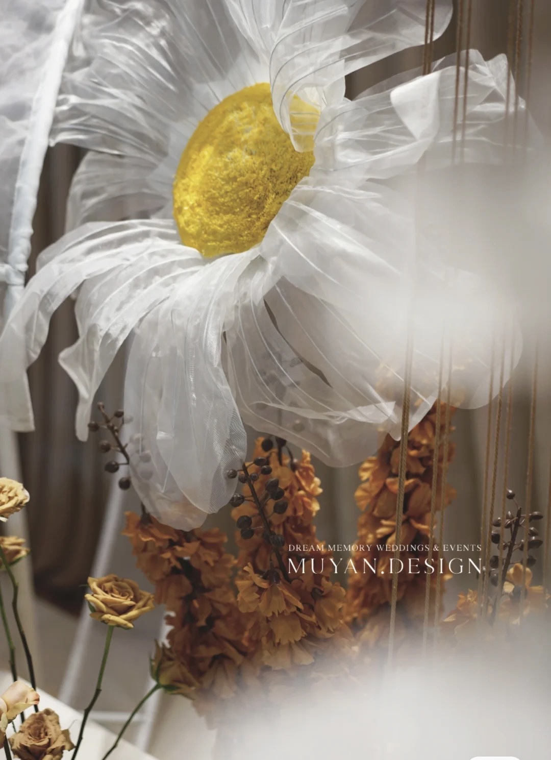 Wedding decoration flower path leading flower, decorative decoration flower Specification image
