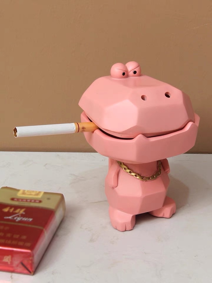 烟灰缸/树脂摆件/鳄鱼摆件细节图