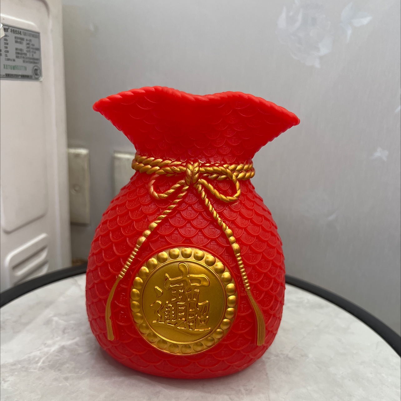 钱袋花瓶