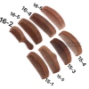 Natural wood comb, home gift, fine old peach wood comb, handle, fine-toothed comb 111 details Picture