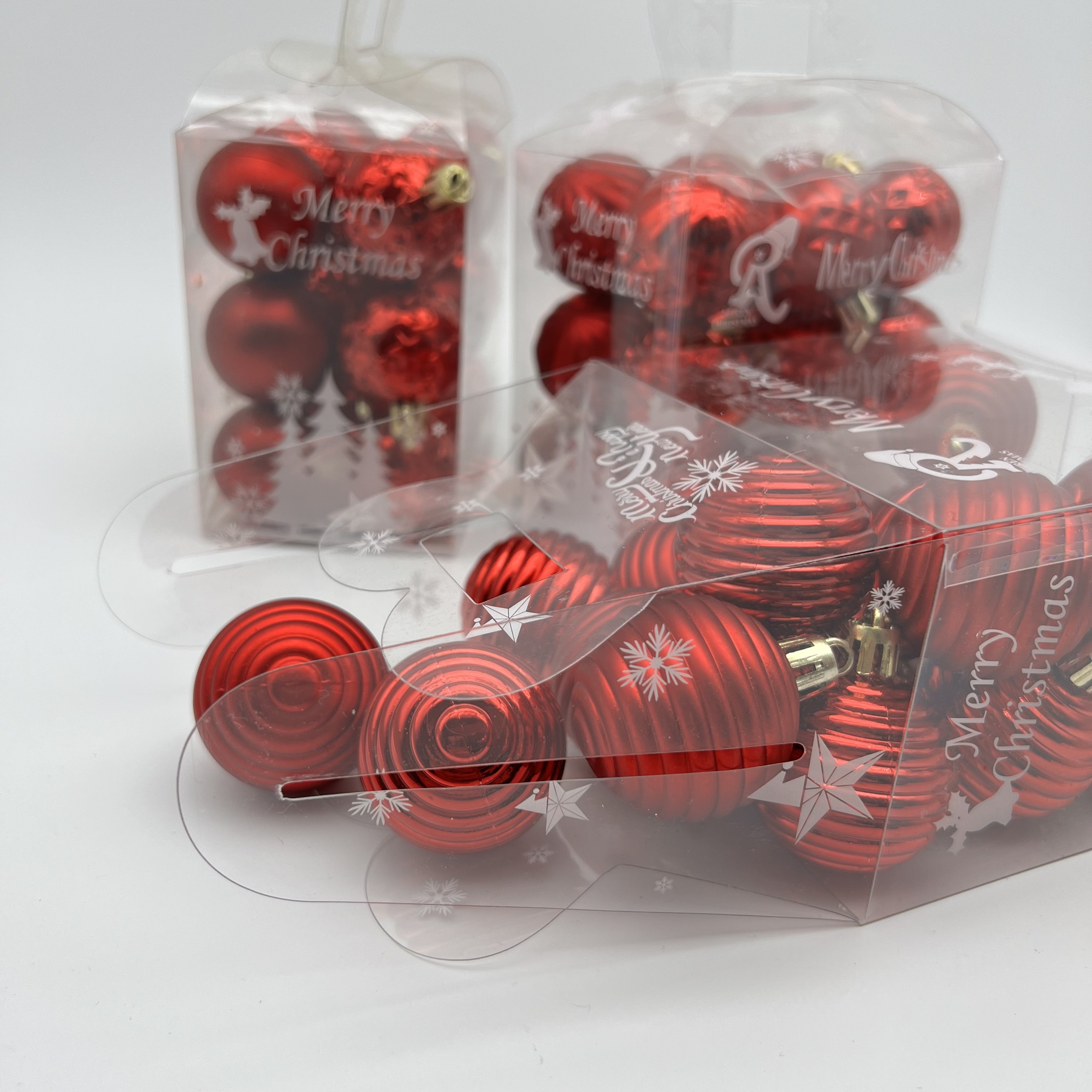 圣诞球/圣诞节装饰/红色细节图