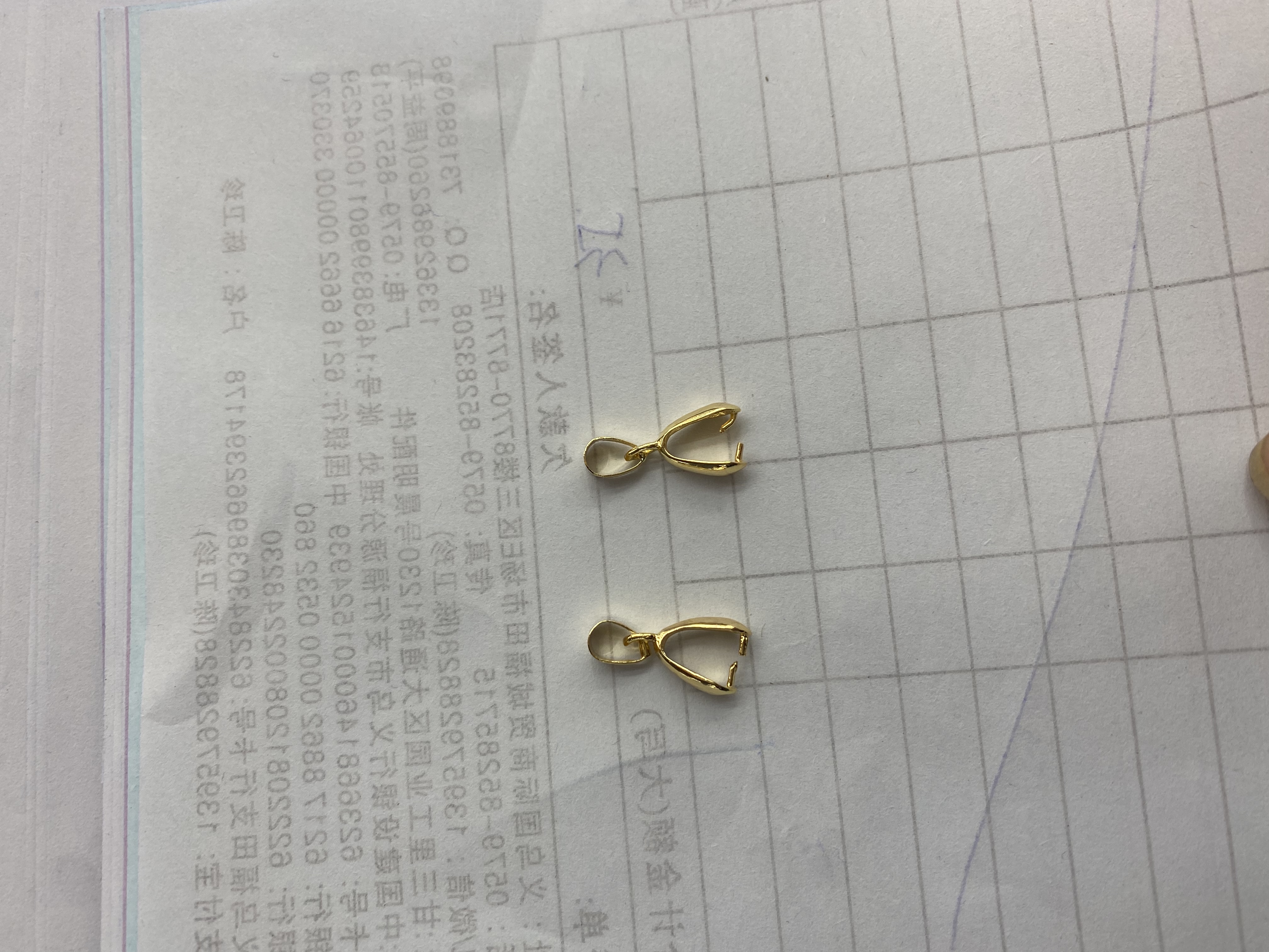 饰品配件/仿金/瓜子扣细节图