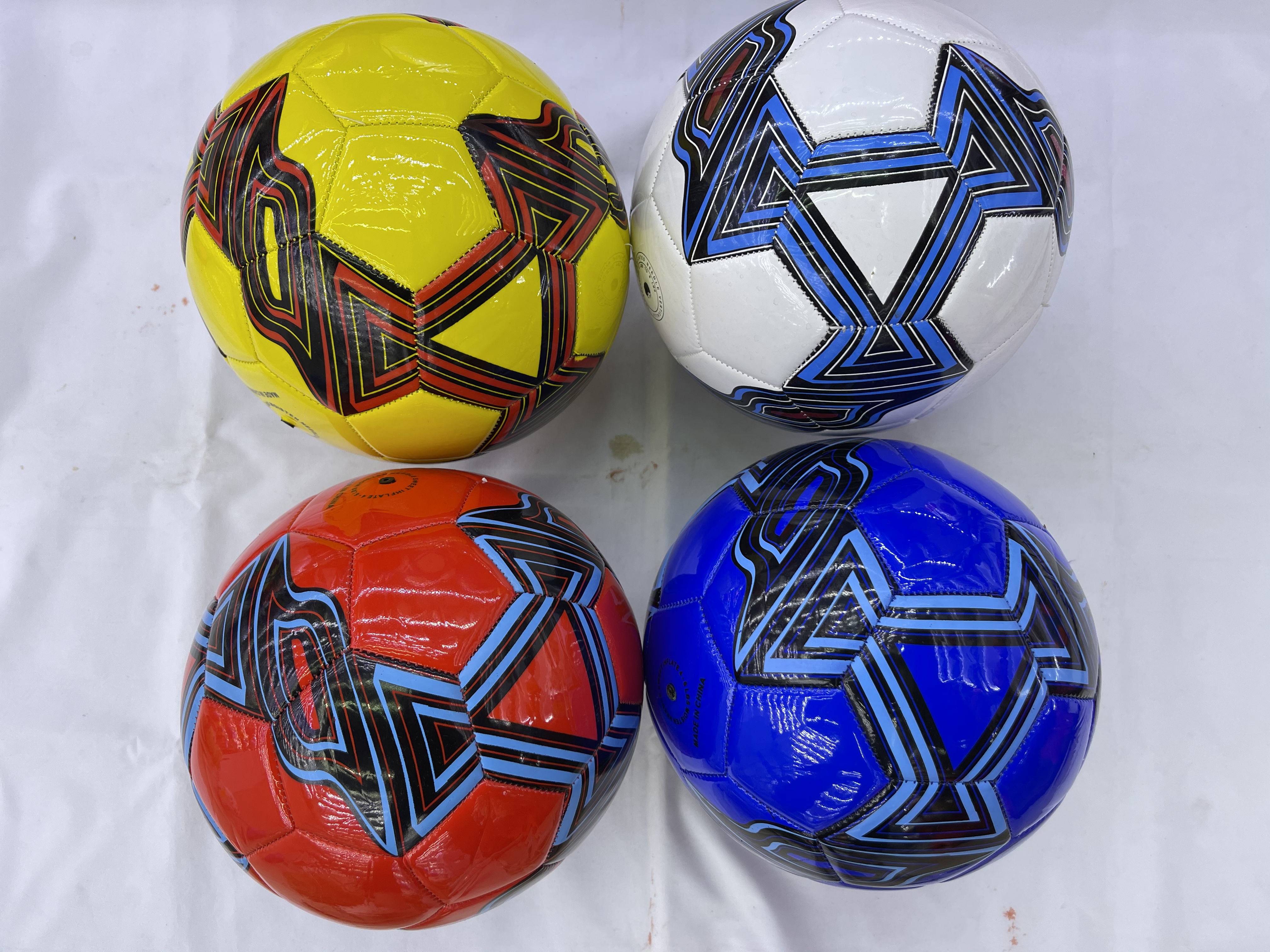 No. 5 foamed PU football details Picture