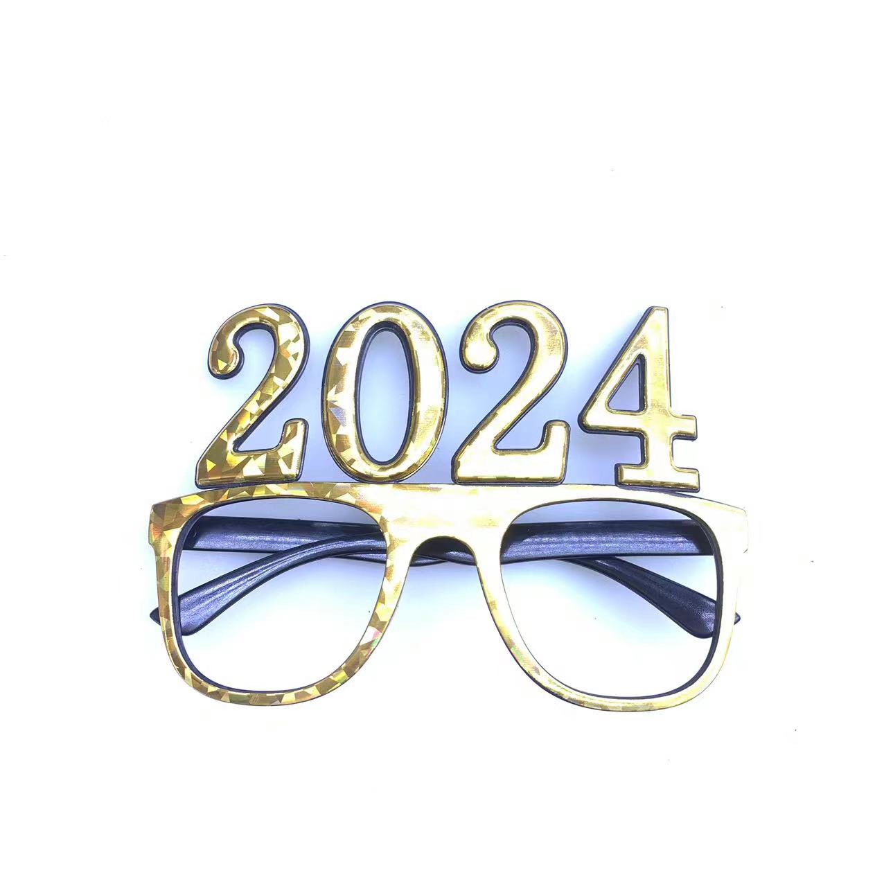 2024新年眼镜元旦跨年晚会装饰道具 派对搞怪眼镜详情图2
