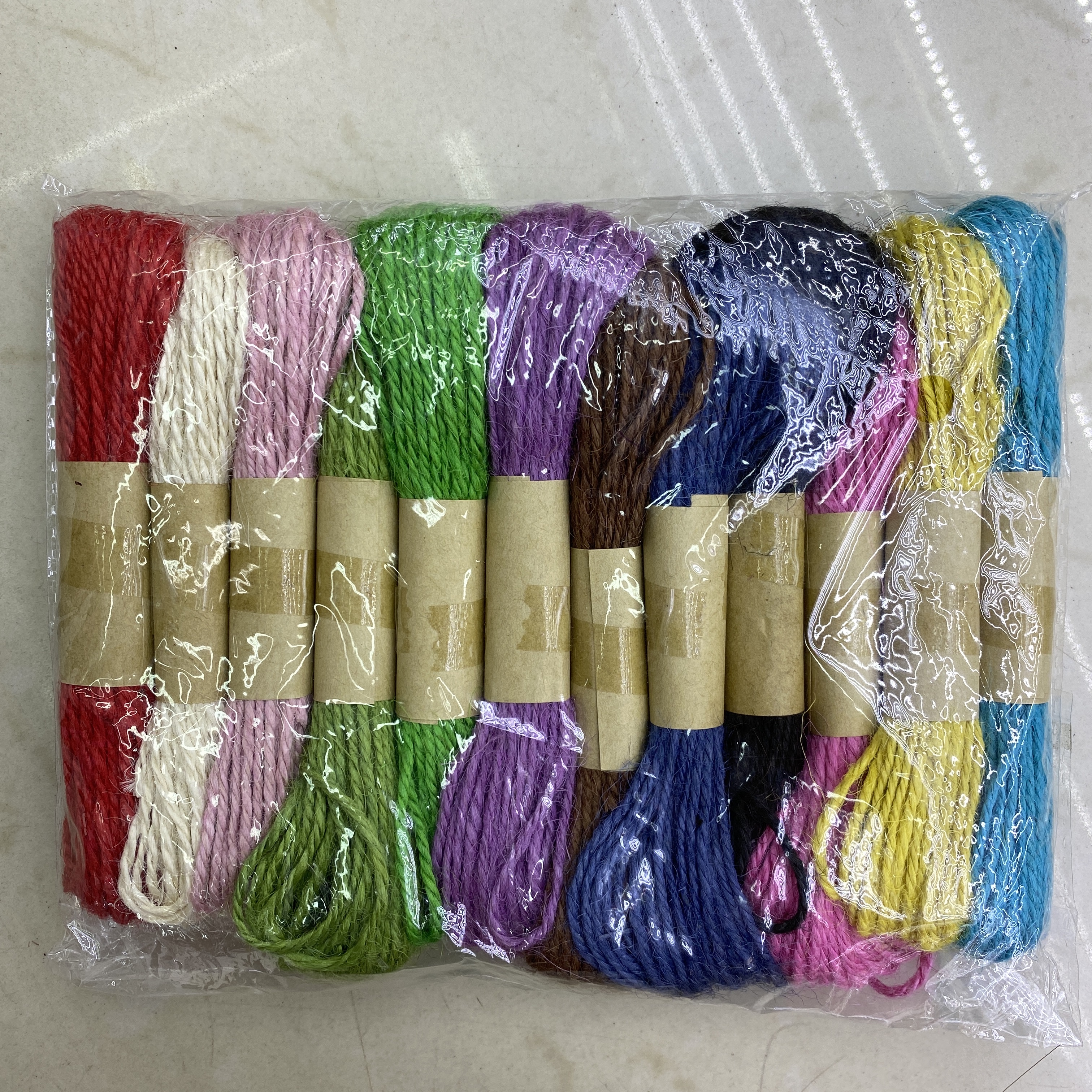 彩色麻绳