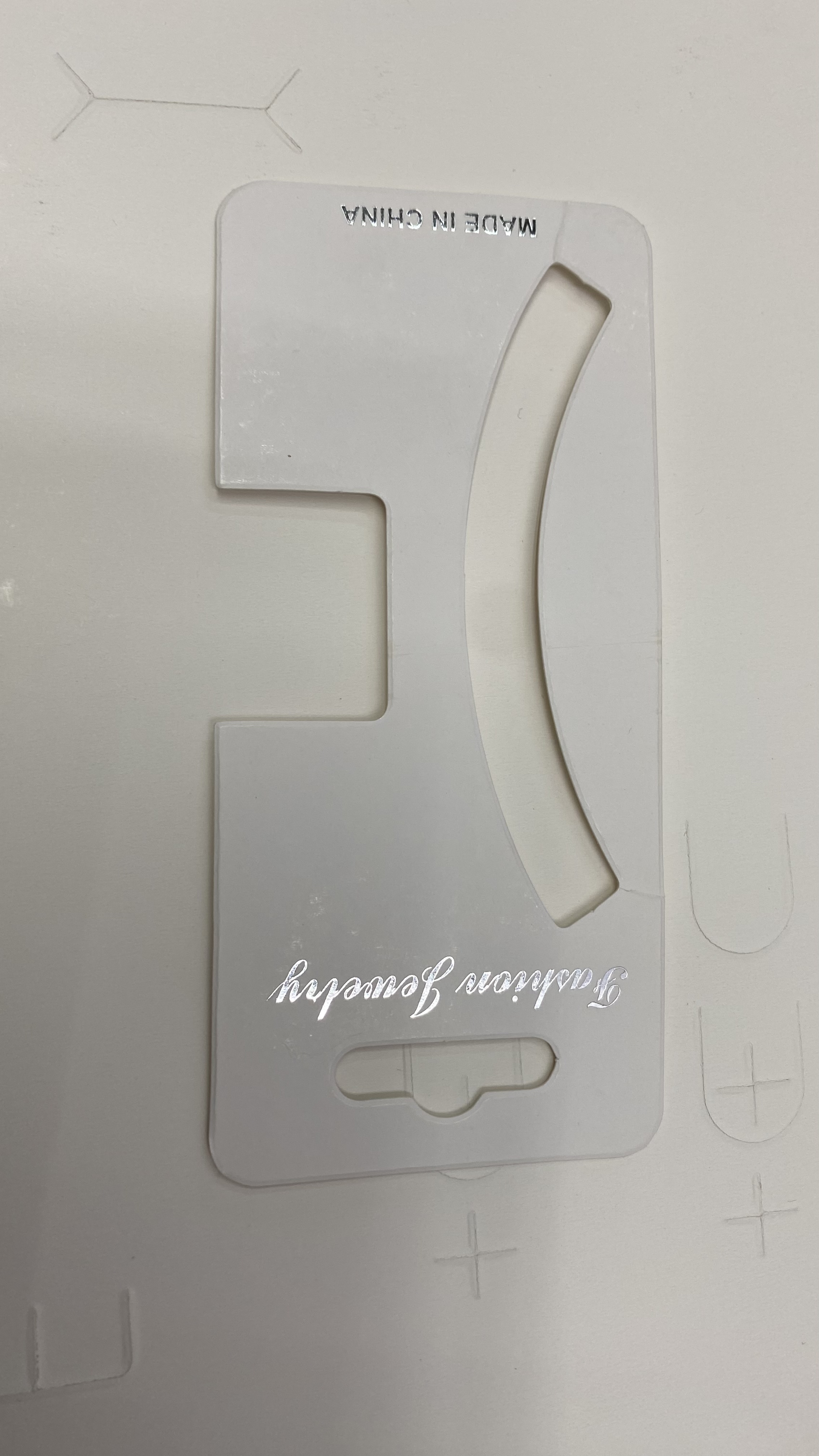 卡片卡片白色发抓卡 6*13cm
