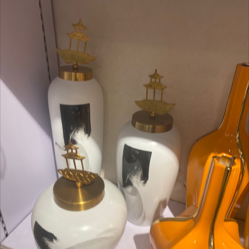 New Chinese-style craft ornaments and modern light luxury tlowlo hotel clubs can all display ceramic products that will never go out of style for many years Specification image