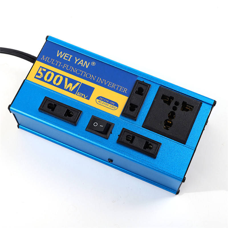 WEI YAN car inverter 12V 24V to 220 power conversion jack multi-functional charging inverter Item Picture
