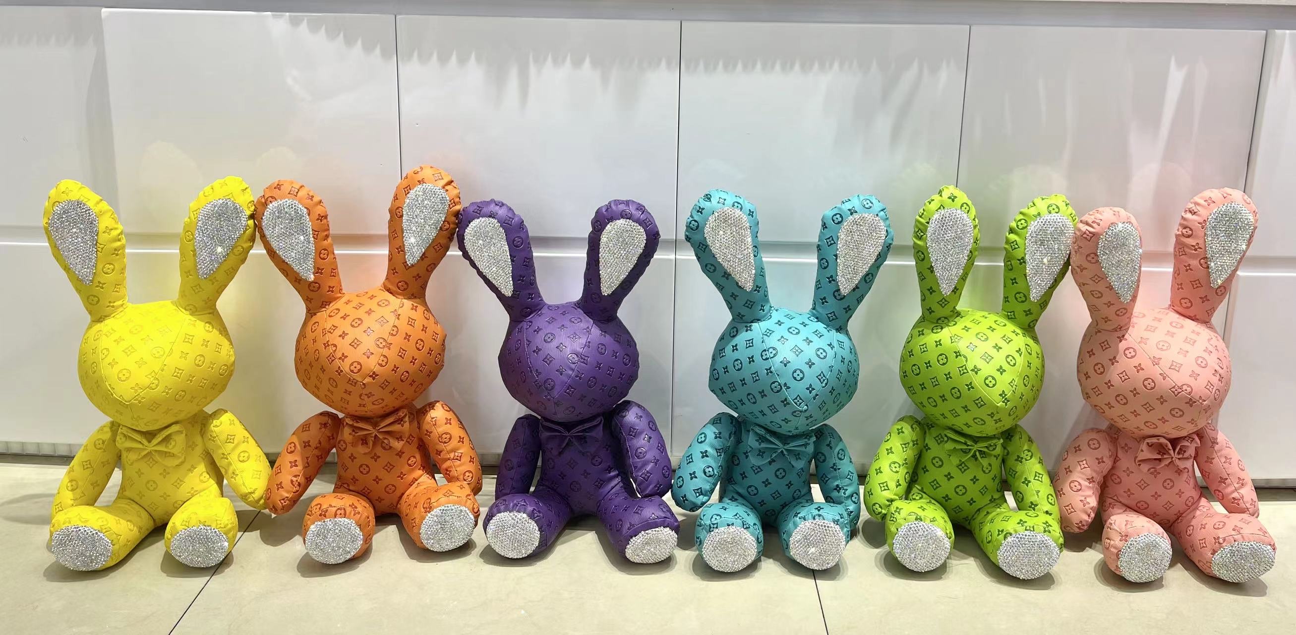 钻石兔子兔子摆件点钻兔子礼品节日礼物送礼首选1