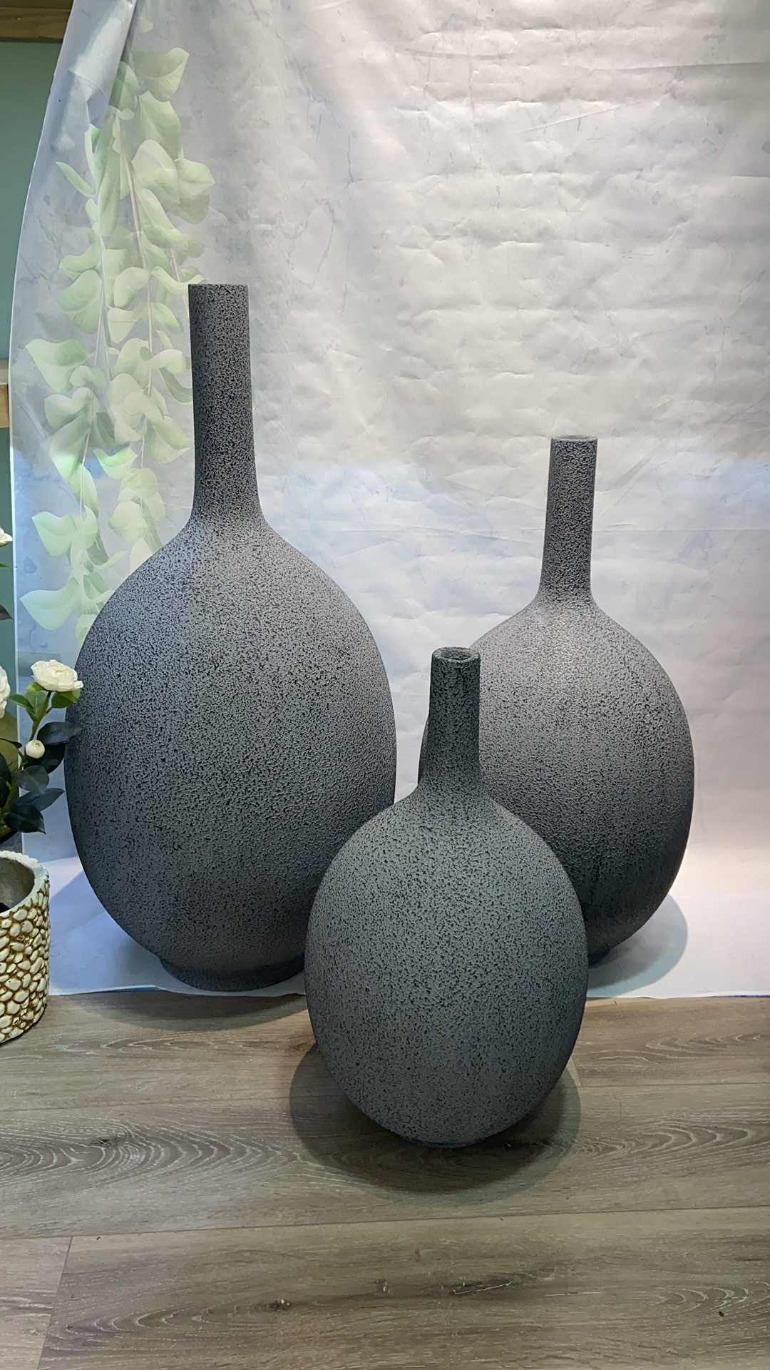 简约 户外砂岩 酒店，大商场摆设 花瓶 单个装