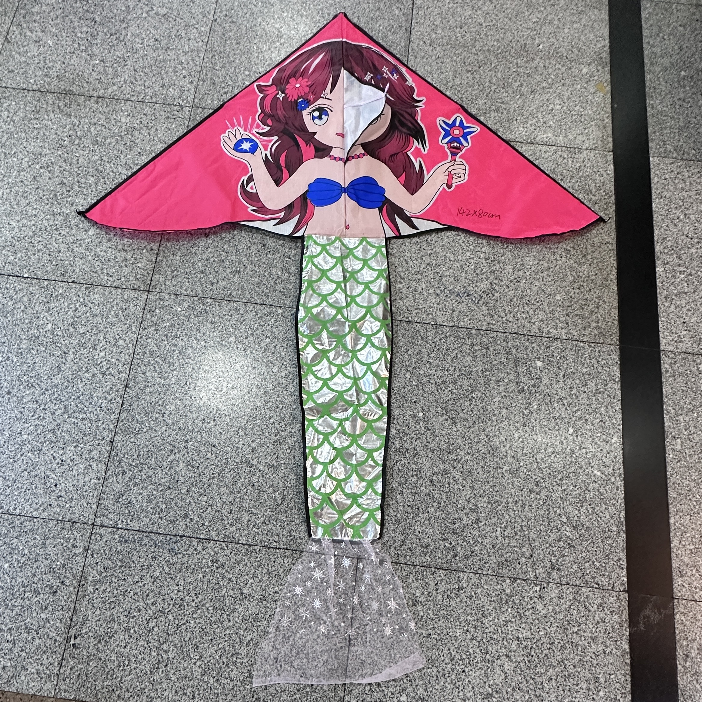 Mermaid kite sports toy details Picture