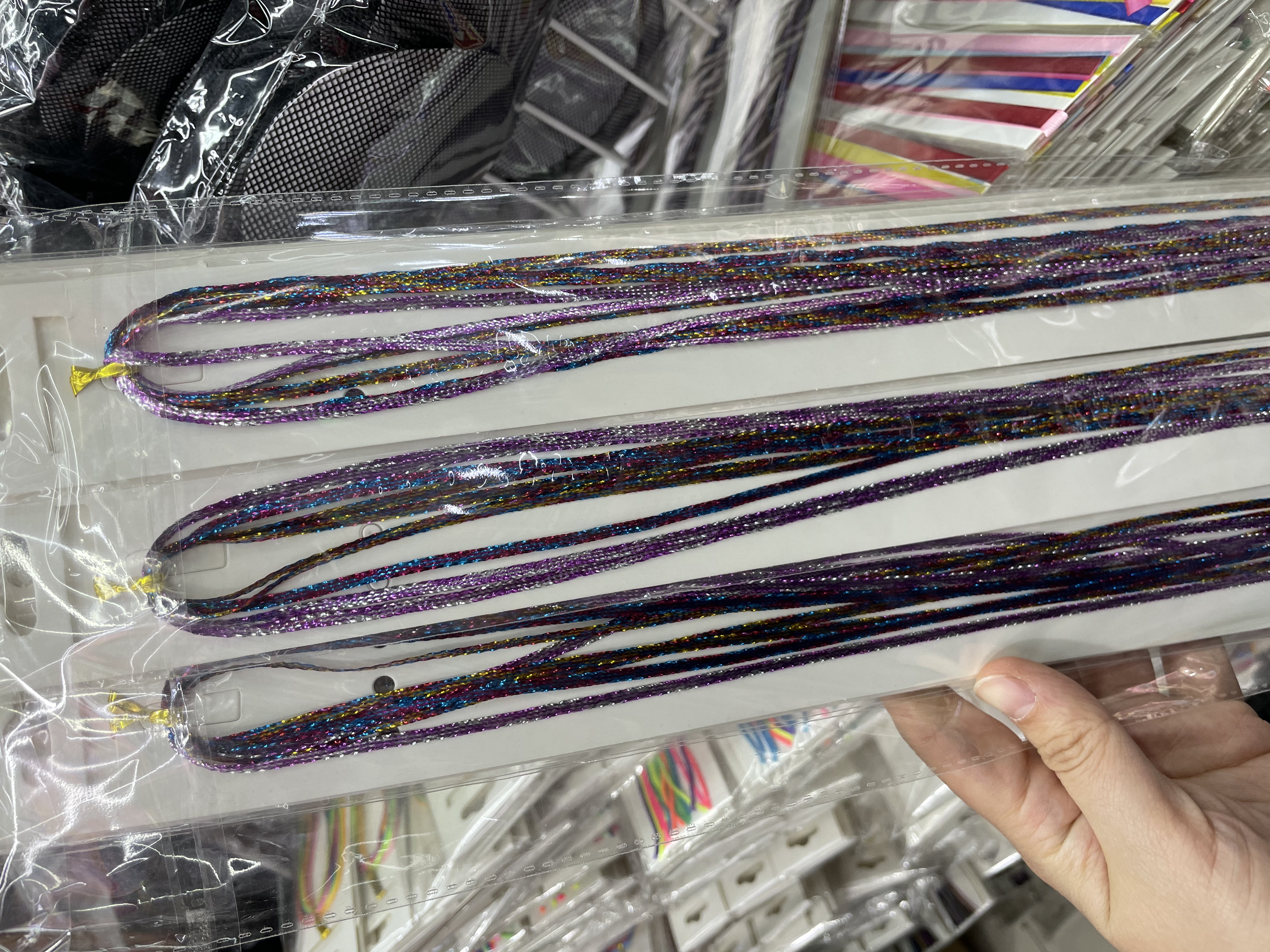 Colored Tie Hair Cord Gold Wire full figure