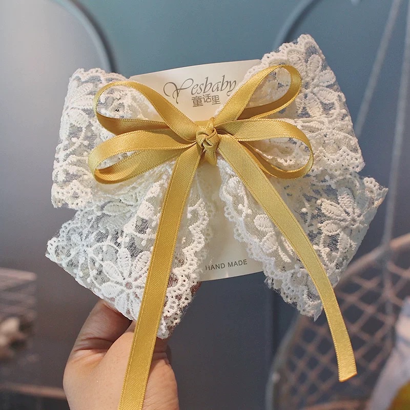 Lace bow clip details Picture