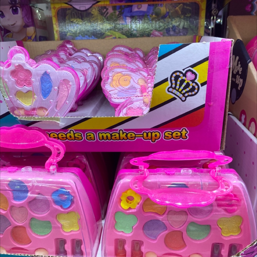 儿童彩妆玩具展示盒