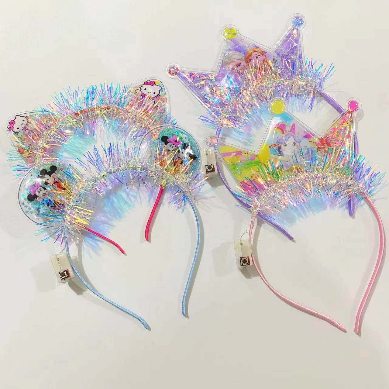 发光头扣头箍细节图